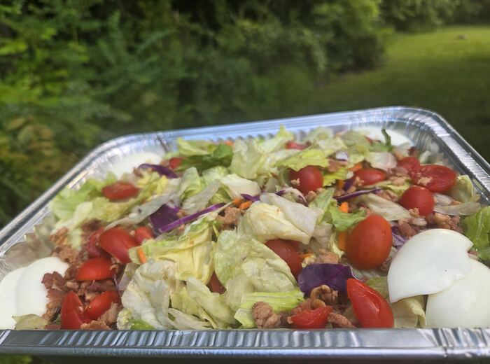 Fresh salad tray