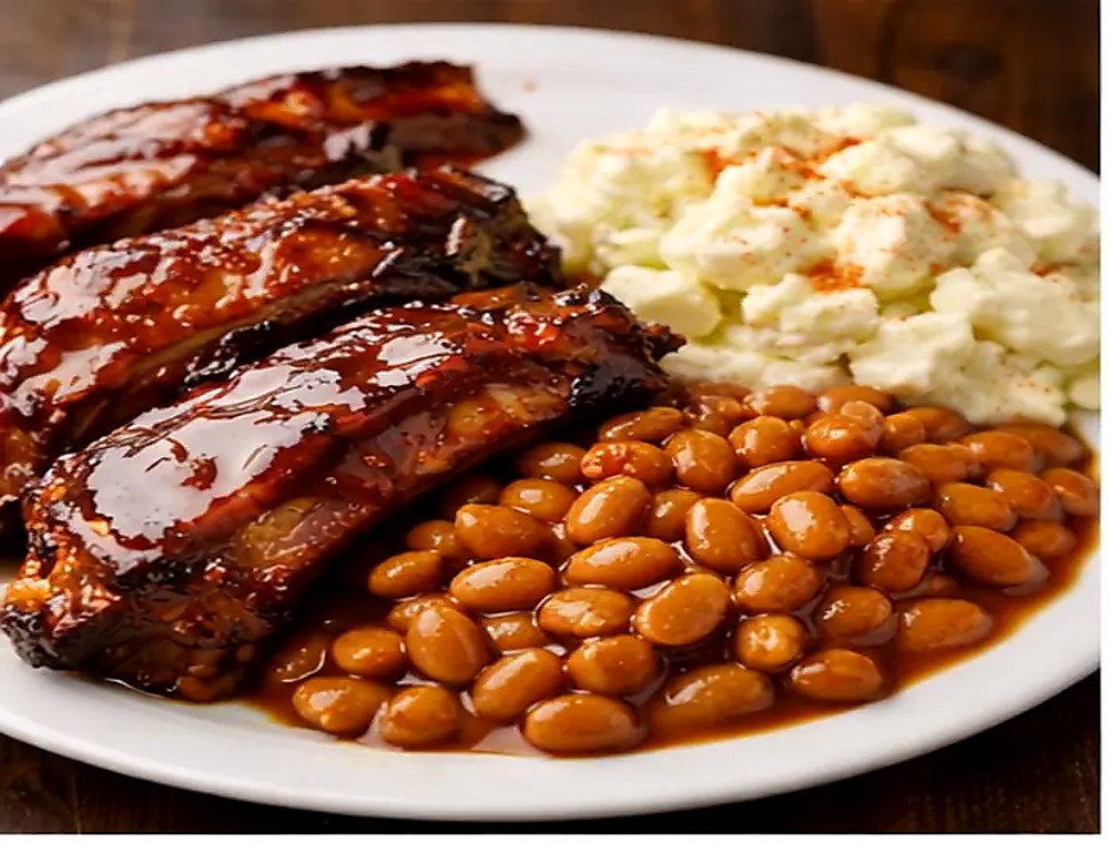 Ribs and sides from Pree’s Kitchen style listing